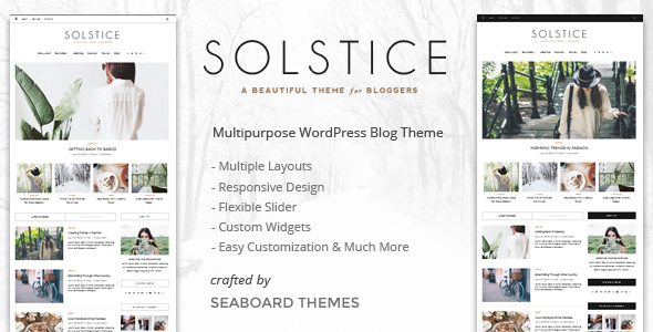 Solstice v1.0 - Multipurpose WordPress Blog and Magazine Theme