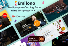 Emilono Coming Soon HTML Template